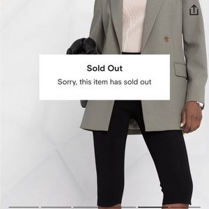 Toteme Knee length wool biker shorts SZ M L